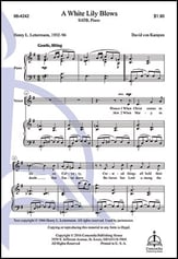 A White Lily Blows SATB choral sheet music cover